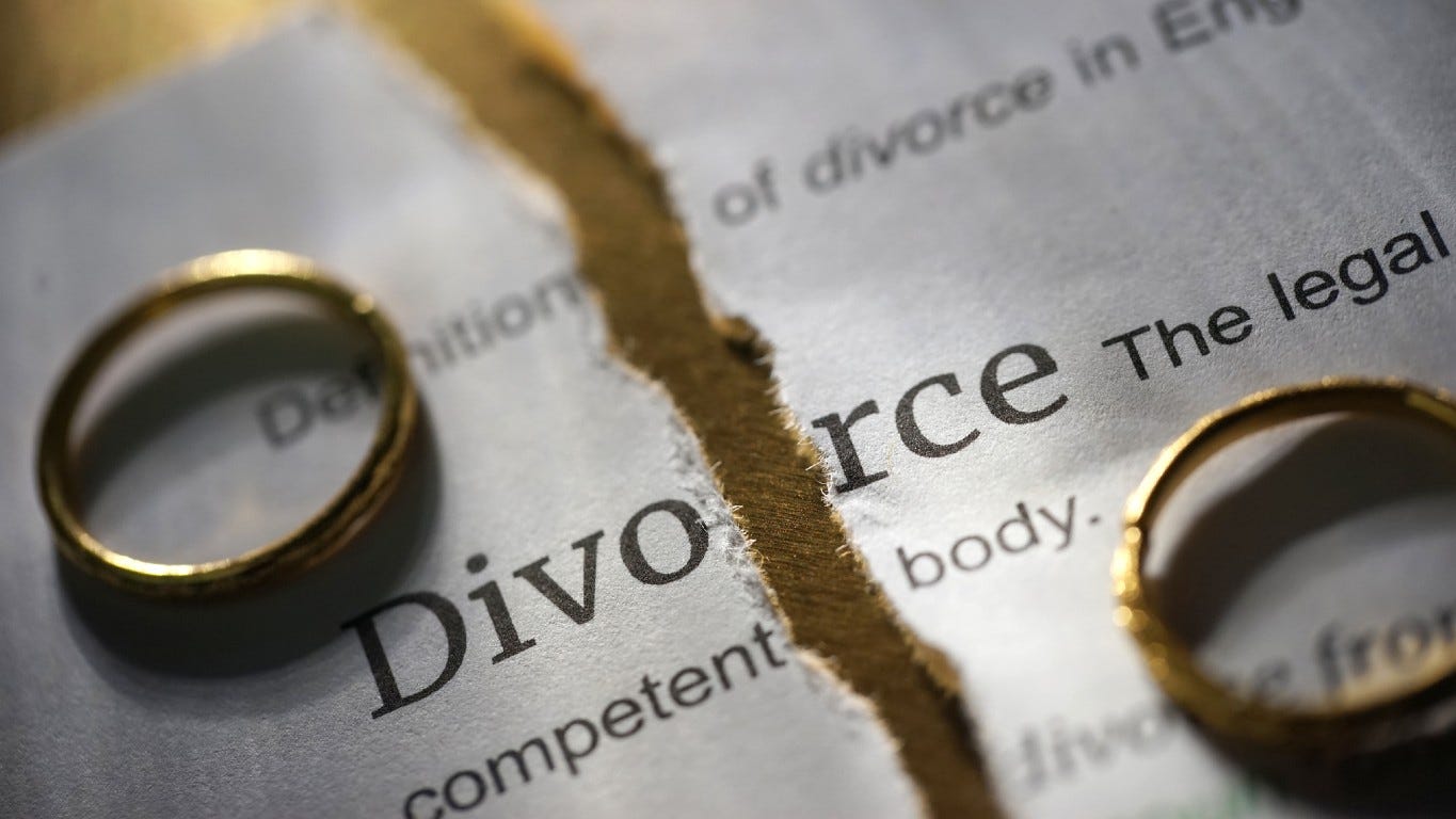 مشکلات بعد طلاق برای مردان